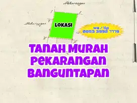 Tanah MURAH Banguntapan dkt Blok O JEC Janti Ambarukmo Gowok Nologaten