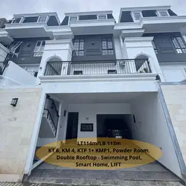 RUMAH PRIVATE LIFT DAN KOLAM RENANG PRIBADI DI PEJATEN