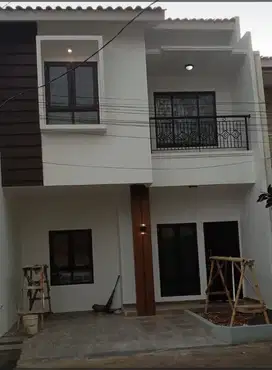 Rumah baru siap huni dalam cluster dekat pintu toll jatiasih timur jkt