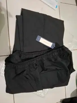 Celana screamous cargo lucas hitam slim fit