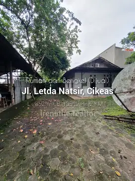 Dijual Rumah dan Bengkel di Cikeas Udik