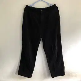 Baggy corduroy pants black uniqlo carhartt