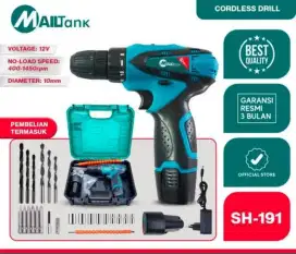 Cordless Drill (Bor Listrik)