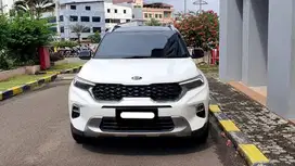 kia sonet gls matic 2021 putih tangan pertama dari baru