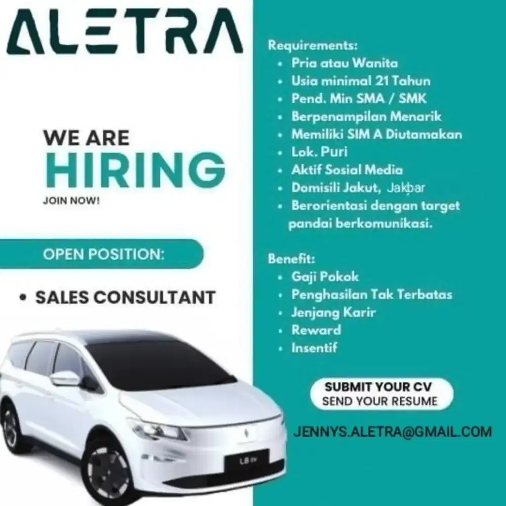 Marketing otomotif mobil EV