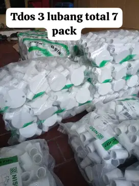 Tdos, sok, elbow, crossdos, klem buat pipa conduit merk NISO