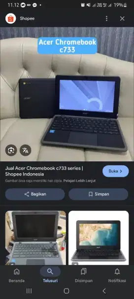 Chromebook acer c733