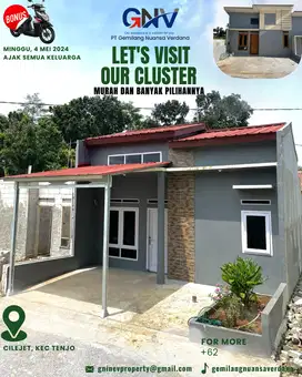 Dijual Rumah di Tenjo dekat Akses Kereta Lokasi Strategis