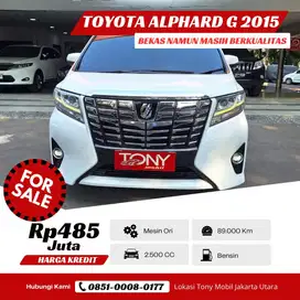 Toyota Alphard 2.5 G ATPM 2015 Putih