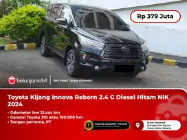 [ LOW KM ] Toyota Kijang Innova Reborn 2.4 G Diesel Hitam 2024/2025