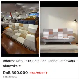 Sofa Bed Neo Faith Promo Cicilan Bunga Ringan