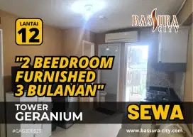 Disewakan 2 Bedroom Furnished 3 Bulanan Tower G Apartemen Bassura City