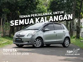 FREE GARANSI MESIN TOYOTA YARIS 1.5 E MT 2008 SILVER MANUAL MOBCARS