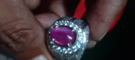 NATURAL RUBY STAR  BURMA NO HEAT