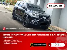 [ KICK SENSOR ] Toyota Fortuner VRZ GR Sport 2.8 AT Hitam 2023/2024