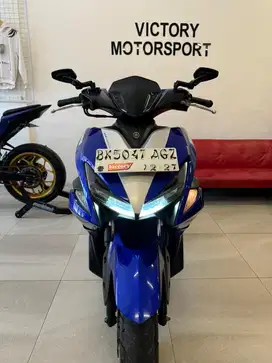 [Odo 21 K KM‼️] Yamaha Aerox 155 VVA tahun 2017 warna Biru Aerox155 CC