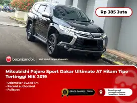 Mitsubishi Pajero Sport Dakar Ultimate AT Hitam 2019 2020