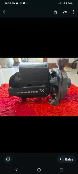 Pompa air Gruonfos asli