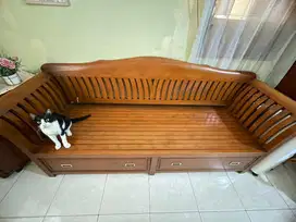 Kursi Tamu Jati Solid Minimalis