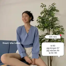 atasan wanita crop
