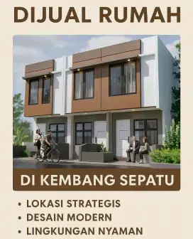 Di Jual Rumah Baru 2 lantai di Johar Baru