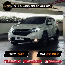 LOW KM 2020! Honda CR-V 1.5 Turbo Non Prestige CVT Putih 1.5T