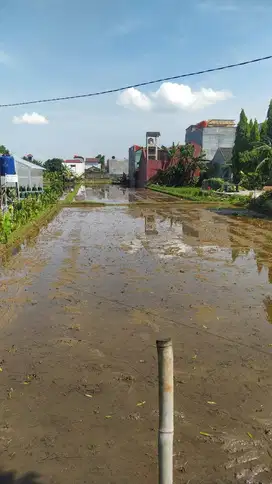 Dijual tanah SHM 1400 M2 selatan selokan mataram