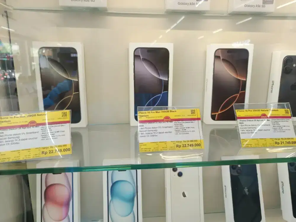 CICILAN IPHONE 16 PRO-PROMAX. BUNGA MULAI 0% TANPA DP