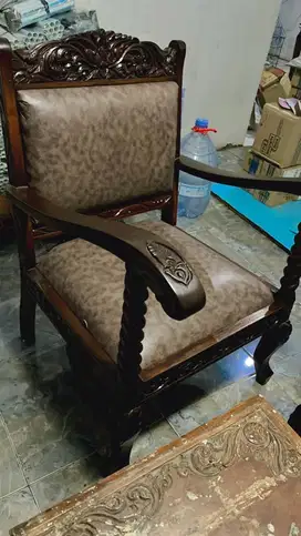 kursi satu set jati jaman dulu