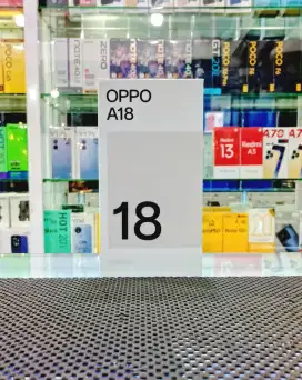 BARU..OPPO A18 RAM 4+4/128 SEGEL/GARANSI RESMI.