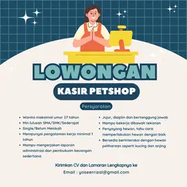 Lowongan Pekerjaan Kasir