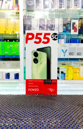 BARU..ITEL P55 5G RAM 6+6/128 SEGEL/GARANSI RESMI.