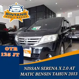 NISSAN SERENA HWS X 2.0 AT AUTOMATIC 2000 CC BENSIN TAHUN 2013 (4X2)