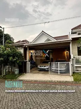 Rumah Modern minimalis di Austinville Dieng Malang dijual murah