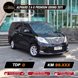 2011 Toyota Alphard 2.4 G Premium Sound