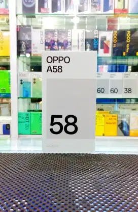 BARU..OPPO A58 RAM 6+6/128 SEGEL/GARANSI RESMI.