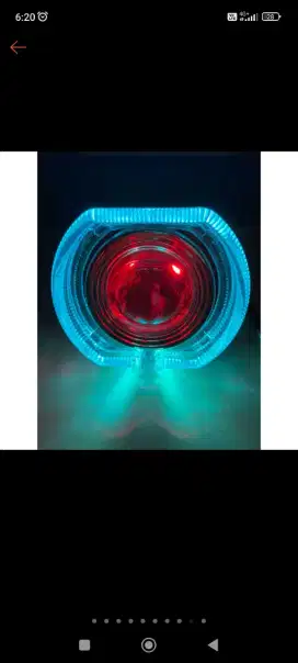 Biled projie 3 inch cr7 dan lampu socket H6 cr 7