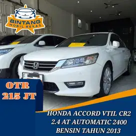 HONDA ACCORD VTIL  CR2 2.4 AT AUTOMATIC 2400 CC BENSIN TAHUN 2013