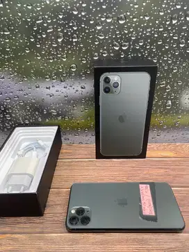 IPHONE 11 PRO MAX 256GB GREEN FULLSET INTER REGISTER