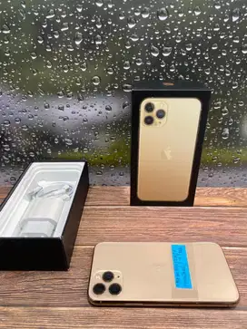 IPHONE 11 PRO 64GB GOLD FULLSET INTER CUKAI