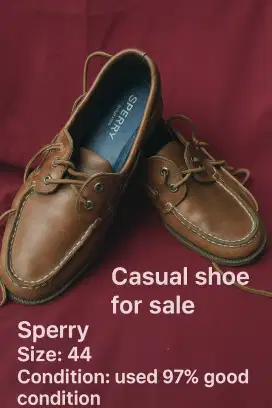 Sperry casual ukuran 44