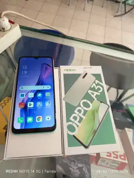 Oppo A31 6/128gb bekas fullset normal bisa TT