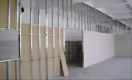 Pasang Plafon Partisi Jasa Tukang Wall Moulding Sekat PVC GRC Gypsum