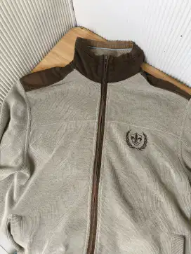Jaket Pria Warna Cream Coklat Ukuran L