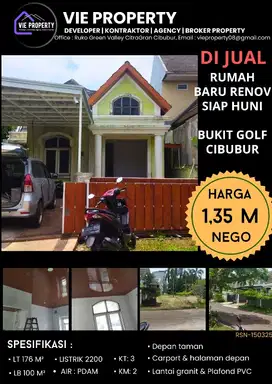 MURAH BANGEETT! RUMAH SIAP HUNI DI BUKIT GOLF CIBUBUR