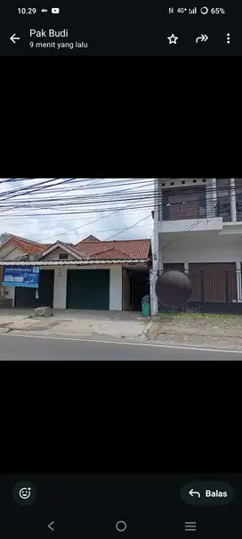 Dijual murah kios beserta rumah kos pinggir jalan utama