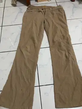 Celana OLD NAVY ORI corduroy UNISEX dark cream