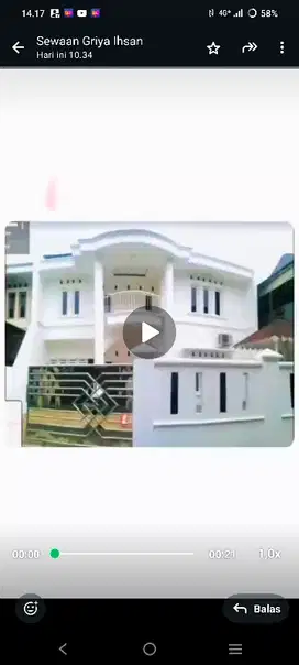 dijual, rumah seken lux tinggal maduk dekat jalan utama