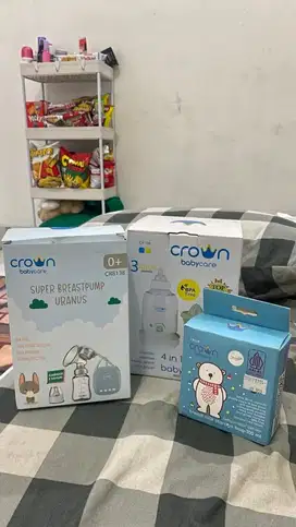 1 Paket Komplit Crown Pumping + Pemanas/Penghangat ASI + Kantong ASI