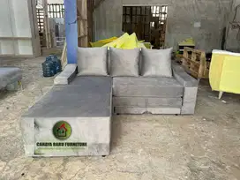 sofa L bed minimalis modern